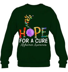 Alzheimer s awareness shirt Hope for a Cure classic Gift T Shirt