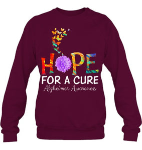 Alzheimer's awareness shirt Hope for a Cure