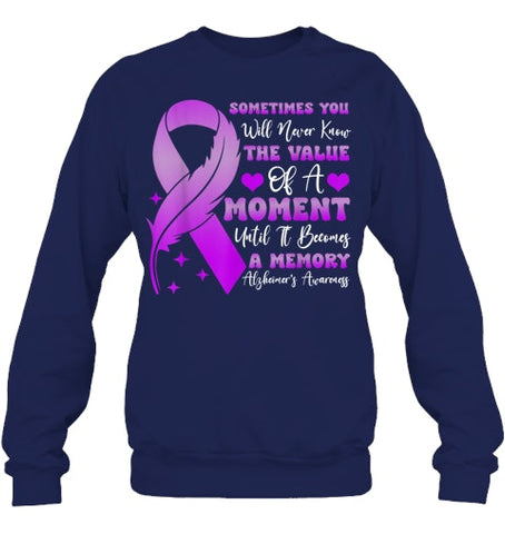 Image of I Wear Purple Alzheimer's Awareness Dementia Disease