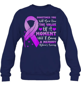 I Wear Purple Alzheimer's Awareness Dementia Disease