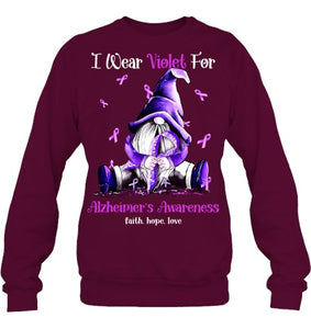 Alzheimer   I wear violet for Alzheimer