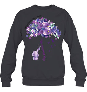 Keep Memories Alive Purple Elephant Alzheimer's Awareness