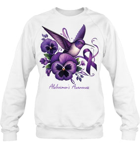 Alzheimer   Flower and Bird ribbon