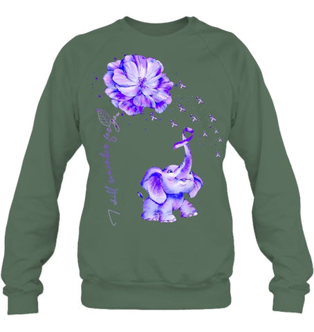 Image of I ll Remember For You Purple Elephant Alzheimer's Awareness