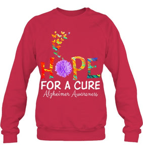 Alzheimer s awareness shirt Hope for a Cure classic Gift T Shirt