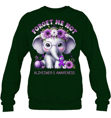 Image of Forget Me Not Alzheimer's Awareness Purple Elephant Flowers