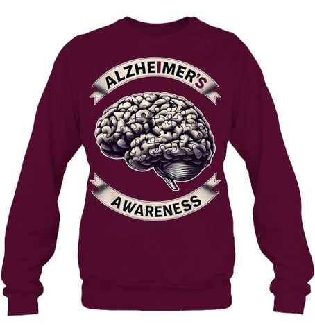 Image of Alzheimer s Awareness Month Purple Alzheimers Awareness T Shirt