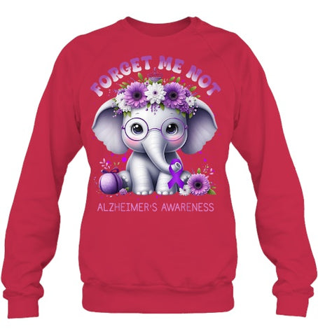 Image of Forget Me Not Alzheimer's Awareness Purple Elephant Flowers