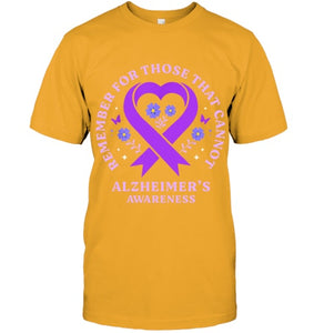 Remember For Those That Cannot Alzheimer s Awareness Ribbon T Shirt