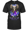 Forget me not Alzheimer s Awareness Elephant Flower T Shirt