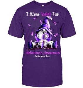 Alzheimer   I wear violet for Alzheimer