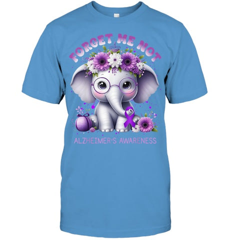 Image of Forget Me Not Alzheimer's Awareness Purple Elephant Flowers