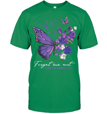 Image of Forget me not Dementia Alzheimer Awareness Butterfly Flower