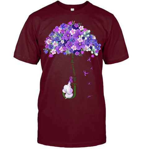 Image of Alzheimer Awareness Cute Elephant I Will Remember For You T Shirt