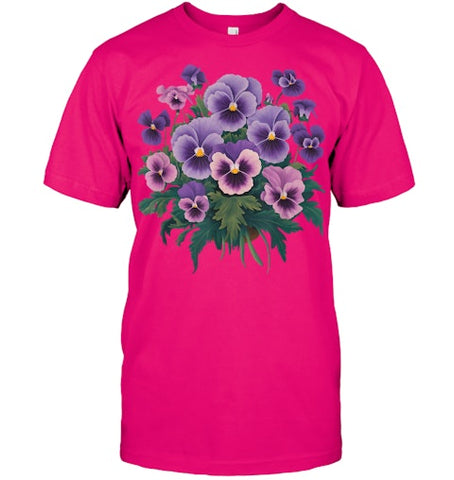 Image of Purple Floral Pansy Dementia Alzheimer's Awareness