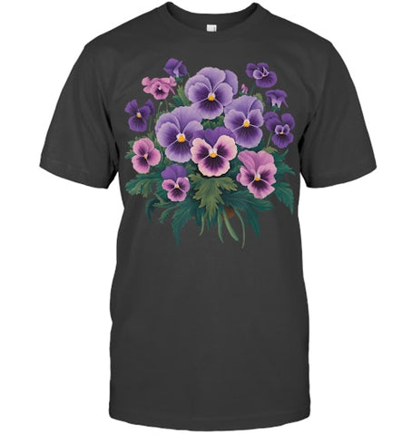 Image of Purple Floral Pansy Dementia Alzheimer's Awareness