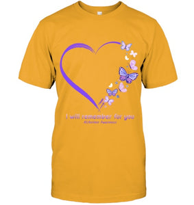 I Will Remember For You Butterfly Alzheimer s Awareness T Shirt