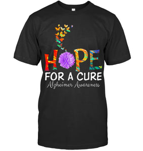 Alzheimer's awareness shirt Hope for a Cure