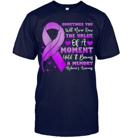 Image of I Wear Purple Alzheimer's Awareness Dementia Disease