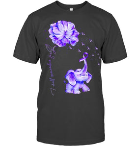 I ll Remember For You Purple Elephant Alzheimer s Awareness T Shirt