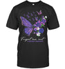 Forget me not Dementia Alzheimer Awareness Butterfly Flower