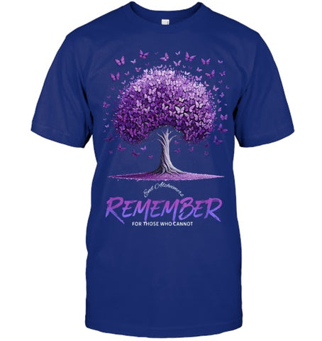 Image of Alzheimer Awareness Warrior Remember For Those Who Cannot T Shirt