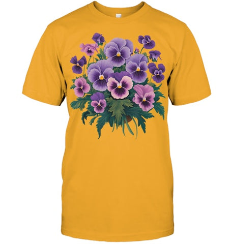 Image of Purple Floral Pansy Dementia Alzheimer's Awareness