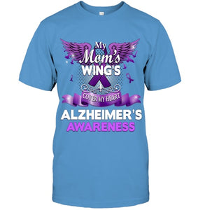 Alzheimer s Awareness Products Mom s Wings Cover My Heart T Shirt