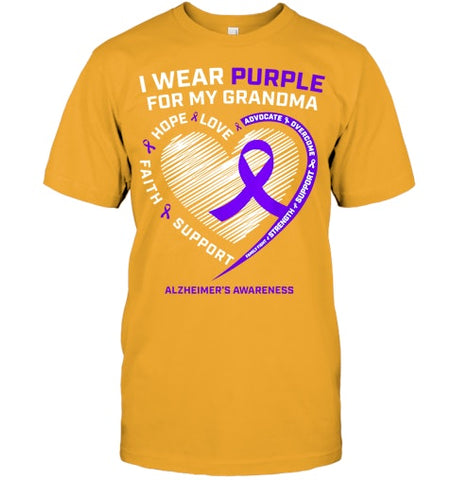 Image of Purple Alzheimers Awareness Products grandma Gifts Men Women