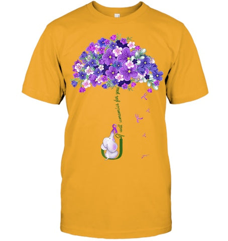 Image of Alzheimer Awareness Cute Elephant I Will Remember For You T Shirt