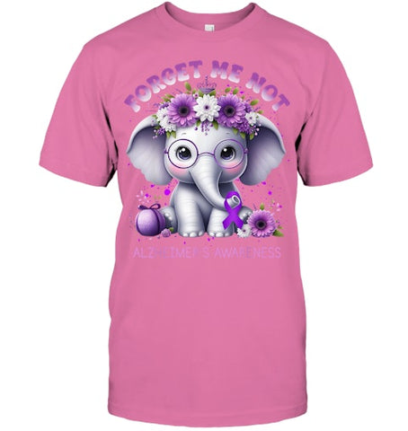 Image of Forget Me Not Alzheimer's Awareness Purple Elephant Flowers