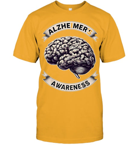 Image of Alzheimer s Awareness Month Purple Alzheimers Awareness T Shirt