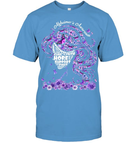 Image of Alzheimers Shirts Wear Purple Alzheimer s Awareness 2024 T Shirt