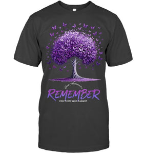 Alzheimer Awareness Warrior Remember For Those Who Cannot T Shirt