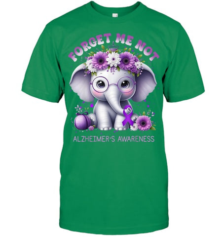 Image of Forget Me Not Alzheimer's Awareness Purple Elephant Flowers