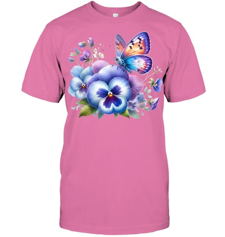 Image of alzheimer Viola floral pansy dementi alzheimer s awareness T Shirt