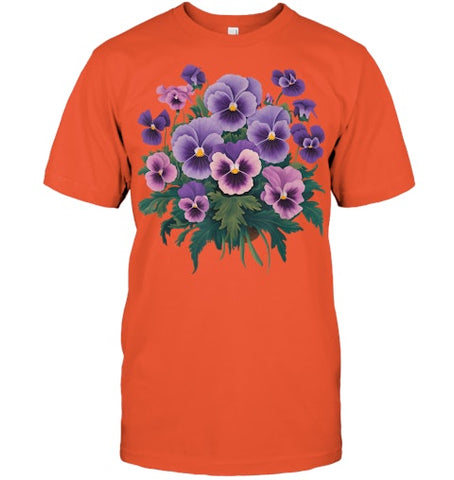 Image of Purple Floral Pansy Dementia Alzheimer's Awareness