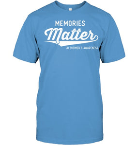 Wear Purple Alzheimer s Awareness Gifts Memories Matter Gift T Shirt