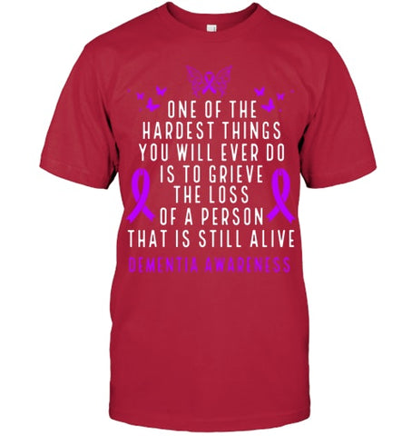 Image of Dementia Awareness Month Butterfly Warrior Alzheimers T Shirt