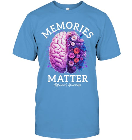 Image of Alzheimer's Awareness Memories Matter Brain Flowers