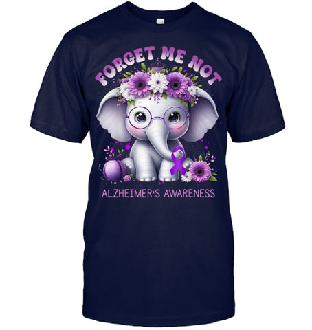 Image of Forget Me Not Alzheimer's Awareness Purple Elephant Flowers