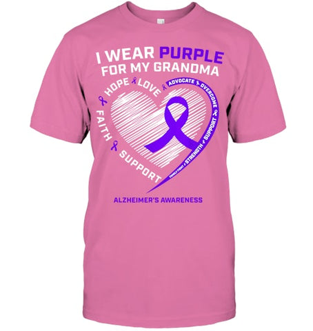 Image of Purple Alzheimers Awareness Products grandma Gifts Men Women