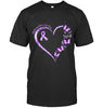 I ll Remember For You Purple Butterfly Alzheimer s Awareness T Shirt