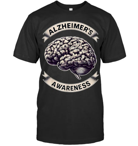 Image of Alzheimer s Awareness Month Purple Alzheimers Awareness T Shirt