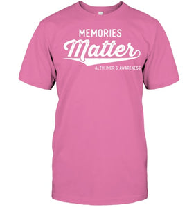 Wear Purple Alzheimer s Awareness Gifts Memories Matter Gift T Shirt