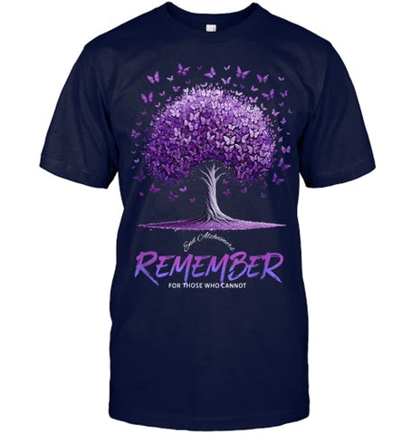 Image of Alzheimer Awareness Warrior Remember For Those Who Cannot T Shirt