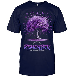 Alzheimer Awareness Warrior Remember For Those Who Cannot T Shirt