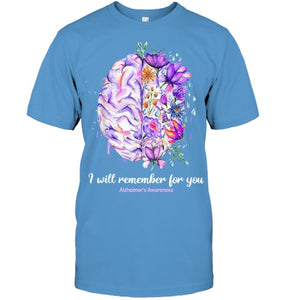 I Will Remember For You Brain Alzheimer's Awareness