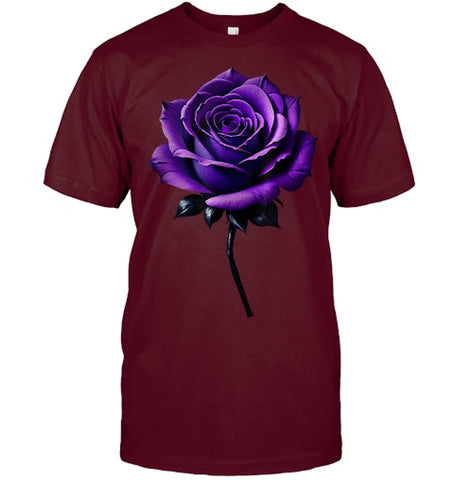 Image of alzheimer s awareness purple rose T Shirt