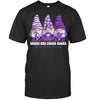 Alzheimer s Disease Awareness Month Purple Ribbon Gnomies T Shirt